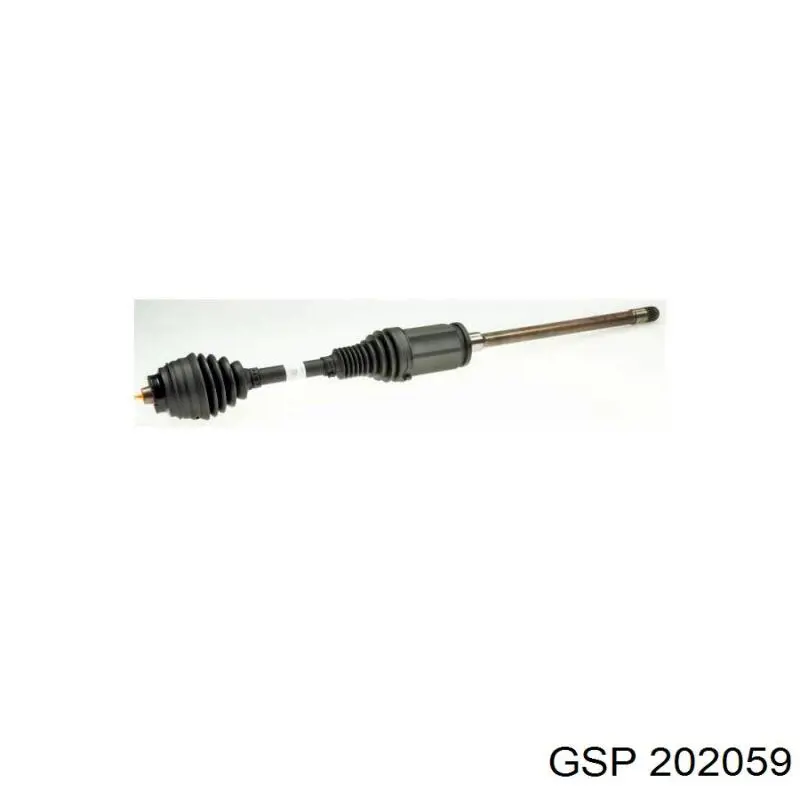 Правая полуось G2B035PC Pascal