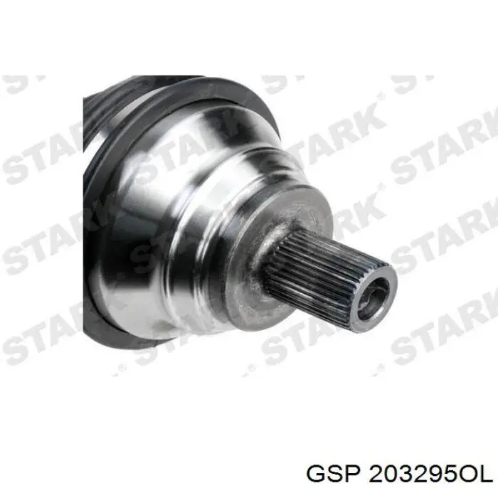Левая полуось GKN-Spidan 36799