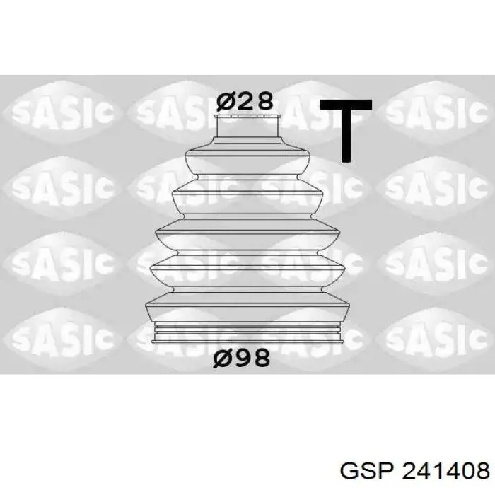 Привод передний правый GSP 241408 цена, от 77.36 USD