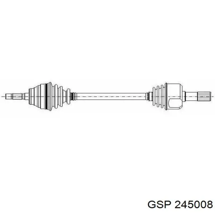 Привод передний левый Trakmotive/Surtrack 300613 цена, от 65.18 USD