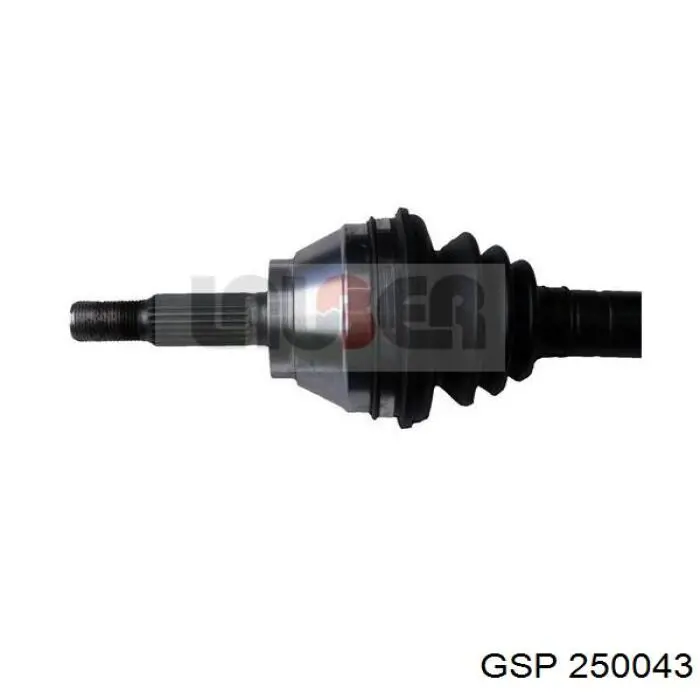 250043 GSP Полуось передняя, правая