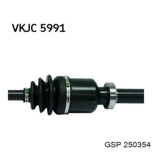 Правая полуось 8200358168 Renault (RVI)