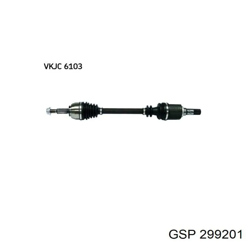 Привод передний левый GSP 299201 цена, от 77.85 USD