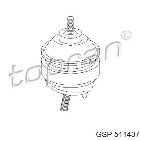 Купить 95VB6038BF Ford Правая опора двигателя