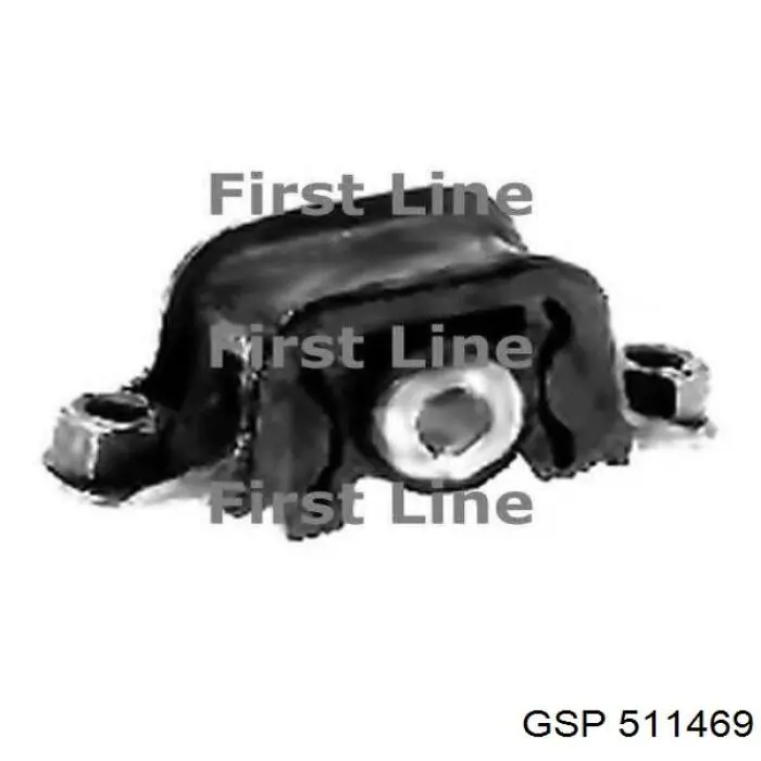 511469 GSP Подушка (опора) двигателя левая задняя