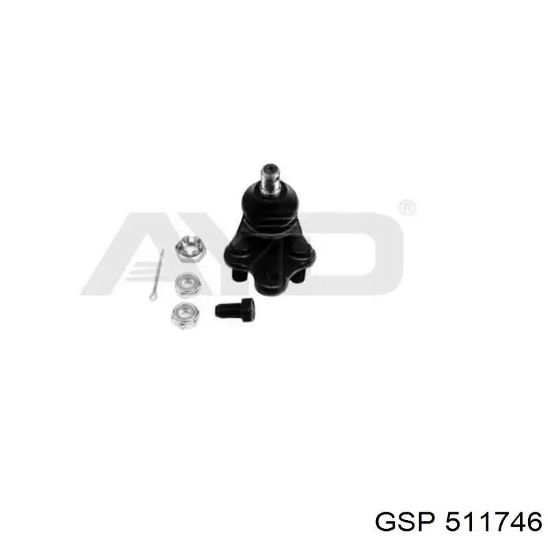 Подушка (опора) двигателя, левая передняя GSP 531496S