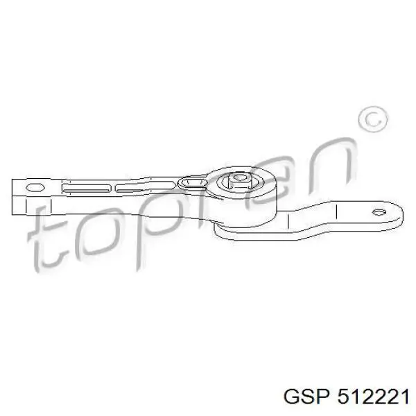 Купить 512221 GSP Гидроопора двигателя задняя