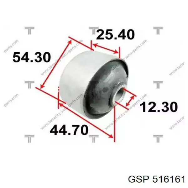 Сайлентблок передней подвески Kautek SZBS028 цена, от 6.48 USD