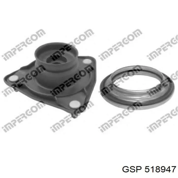 Опора стойки амортизатора переднего GSP 518947 цена, от 22.52 USD