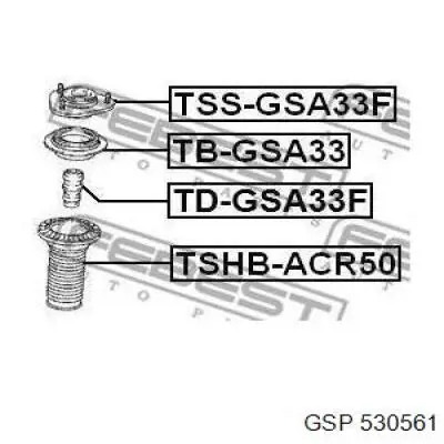 Опорный подшипник амортизатора 530561 GSP
