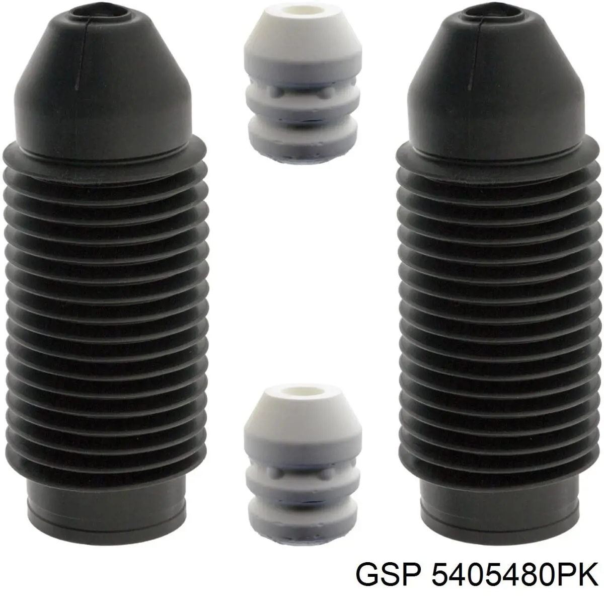 5405480PK GSP pára-choque (grade de proteção de amortecedor dianteiro + bota de proteção)