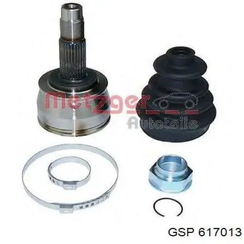 Шарнир угловых скоростей передний левый GSP 617013 цена, от 48.27 USD