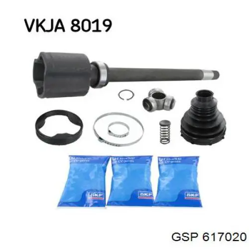 ШРУС внутренний правый 0024289 GKN-Spidan