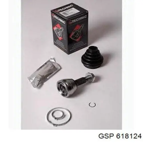 Шарнир угловых скоростей внутренний передний GSP 618124 цена, от 34.48 USD