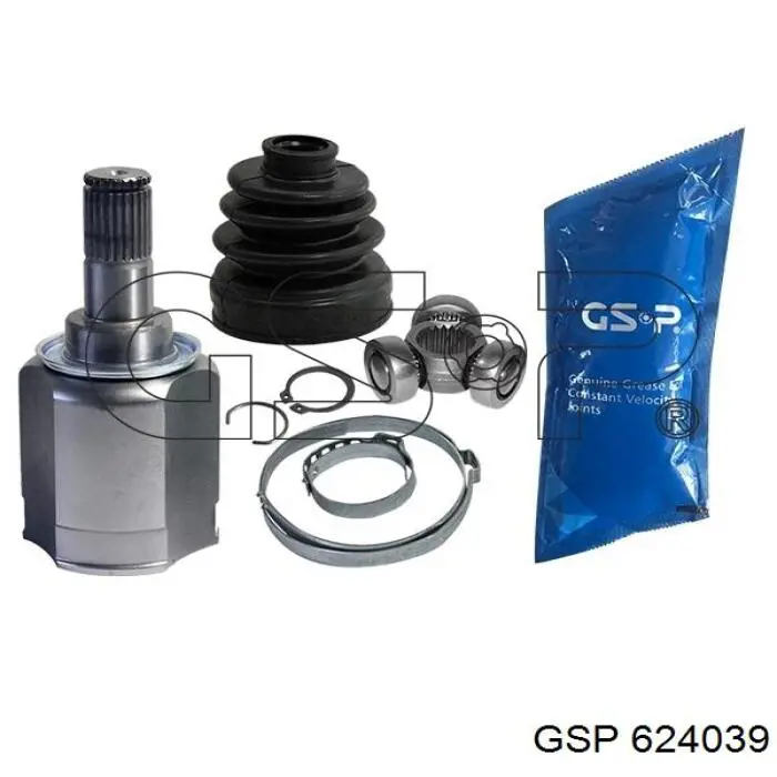 Шарнир угловых скоростей внутренний передний GSP 624039 цена, от 28.66 USD
