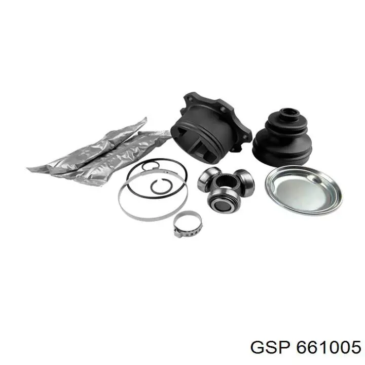 Шарнир угловых скоростей внутренний передний GSP 661005 цена, от 36.53 USD