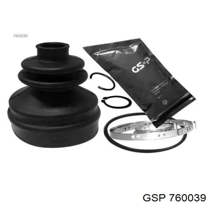 760039 GSP bota de proteção interna de junta homocinética do semieixo dianteiro