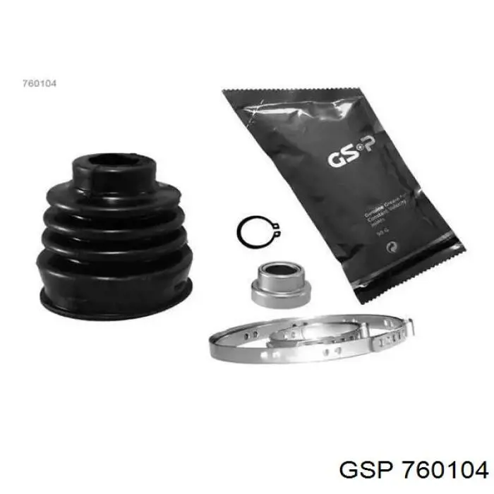 Пыльник шарнира угловых скоростей внутренний передний GSP 760104 цена, от 12.93 USD