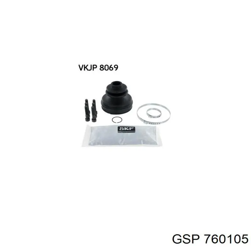Купить 0026128 GKN-Spidan Пыльник гранаты внутренний, передней полуоси