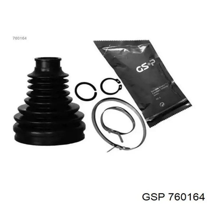 760164 GSP bota de proteção interna de junta homocinética do semieixo dianteiro
