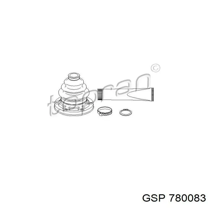 Купить 780083 GSP Пыльник гранаты внутренний задний