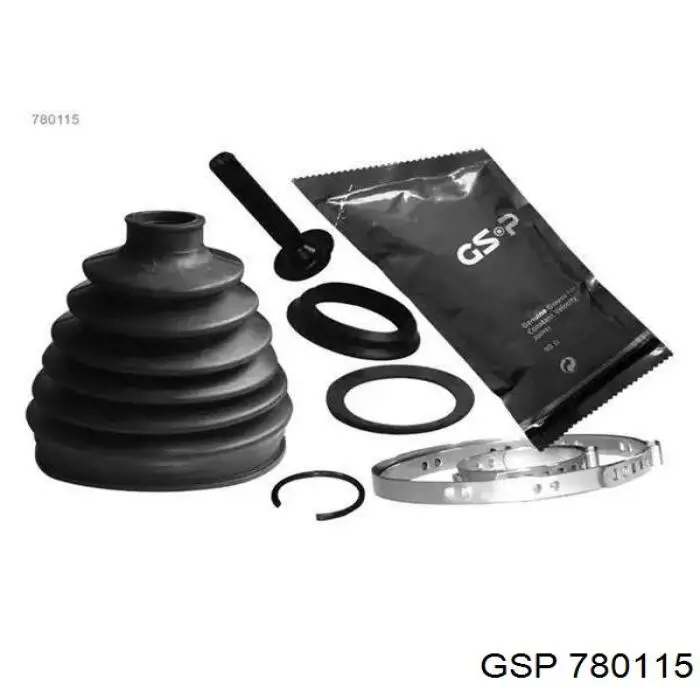 780115 GSP bota de proteção externa de junta homocinética do semieixo dianteiro