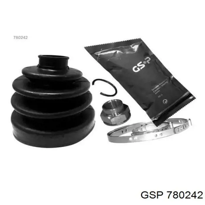 780242 GSP bota de proteção externa de junta homocinética do semieixo dianteiro