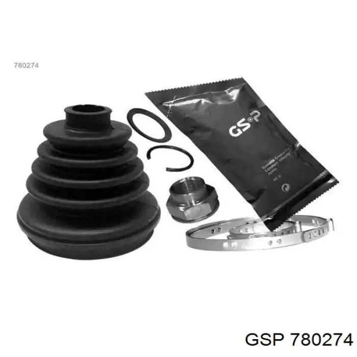 780274 GSP bota de proteção externa de junta homocinética do semieixo dianteiro