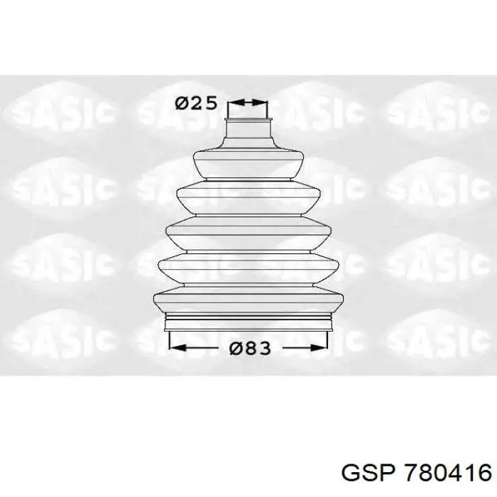 Купить 780416 GSP Пыльник гранаты наружный, передний