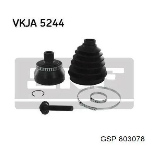 ШРУС наружный передний BGACV0100A BGA