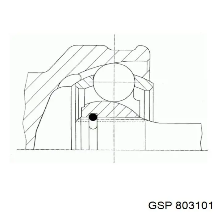 Граната колесная GSP 803101 цена, от 32.45 USD