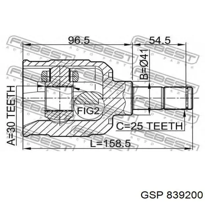 Купить 839200 GSP Внешняя граната