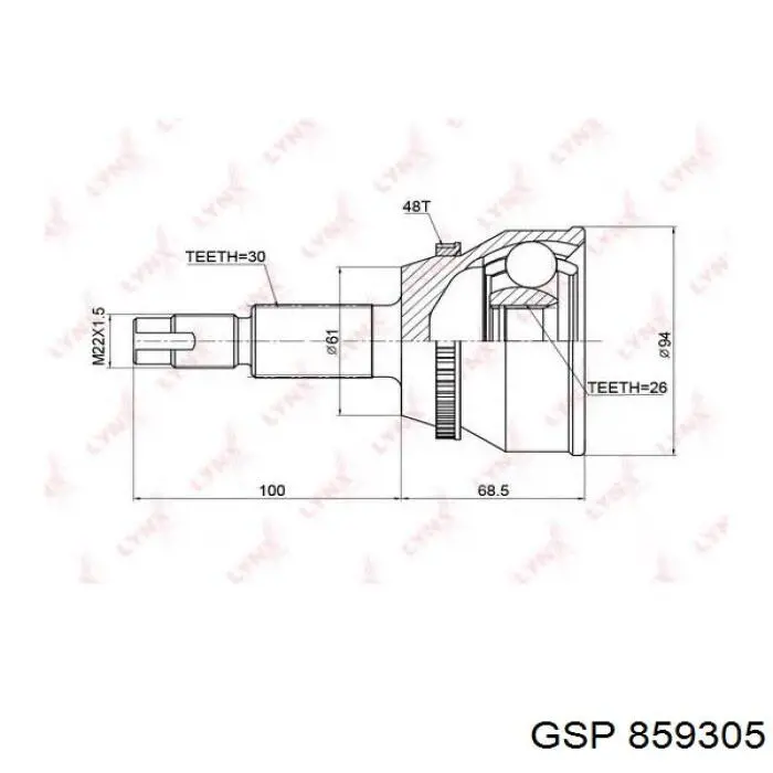 859305 GSP