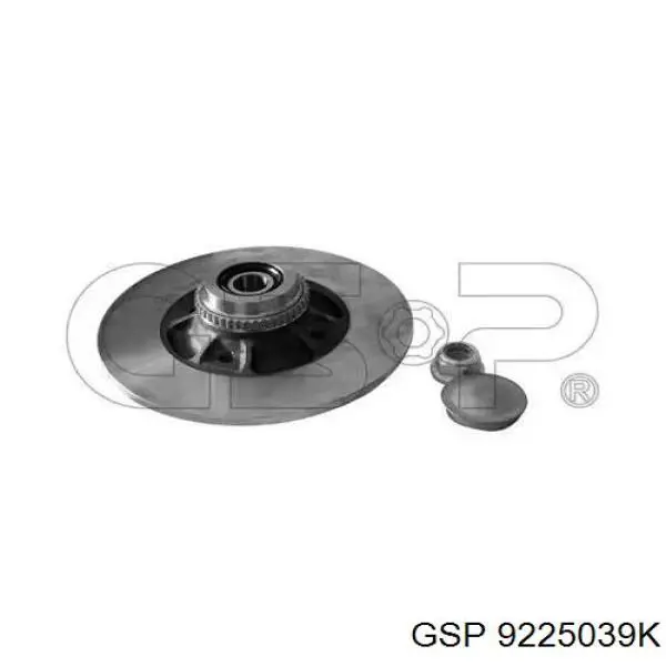 BG2638 Polcar диск тормозной задний