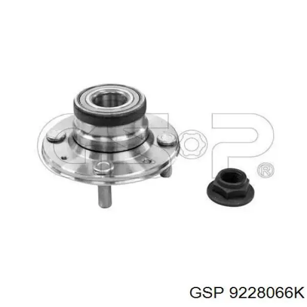 Гайка задней ступицы MB242953 Mitsubishi