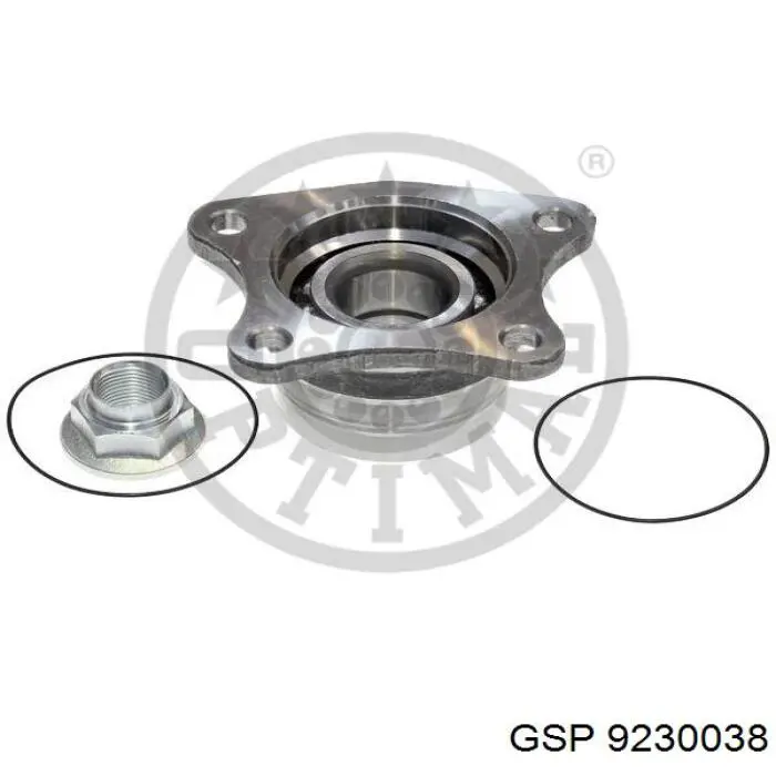 Ступицы задних колес GSP 9230038 цена, от 25.85 USD