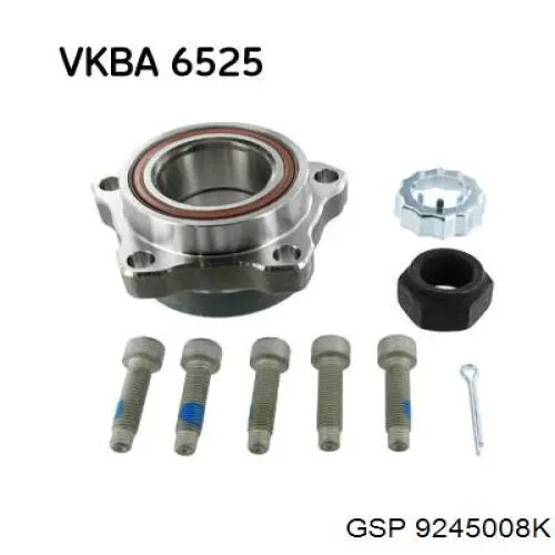 Купить 9245008K GSP Подшипник передней ступицы
