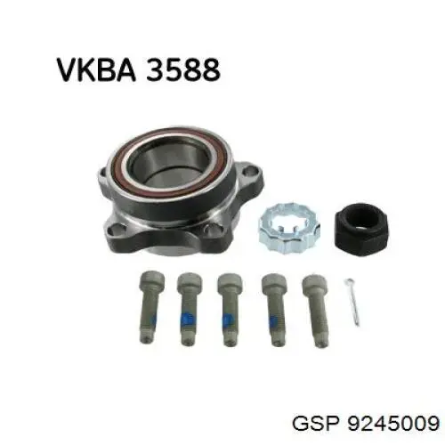 Комплект подшипника ступицы колеса GSP 9245009 цена, от 30.42 USD