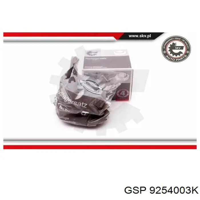 Купить 9254003K GSP Подшипник передней ступицы