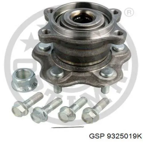 Cubo de rueda trasero 9325019K GSP