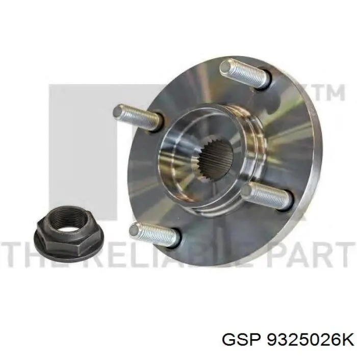 Ступицы передних колес GSP 9325026K цена, от 48.96 USD