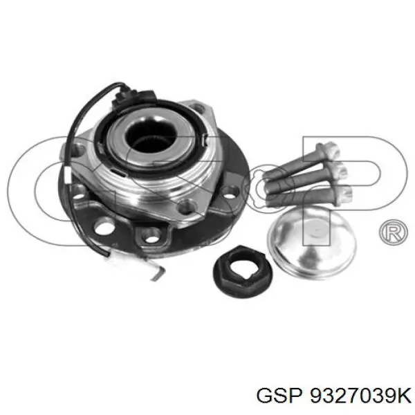 9327039K GSP Ступица колеса передняя