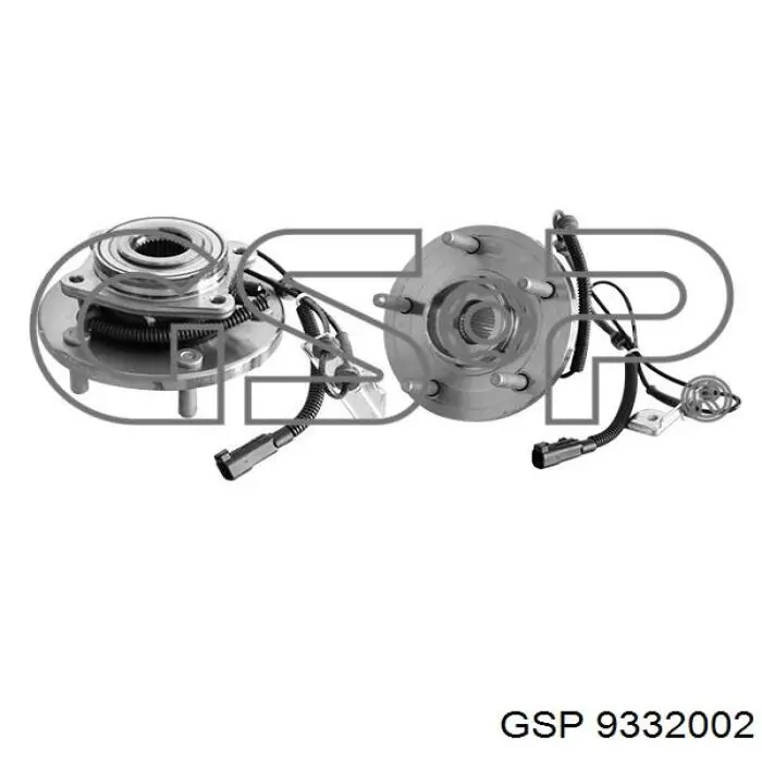 Ступицы передних колес GSP 9332002 цена, от 78.77 USD