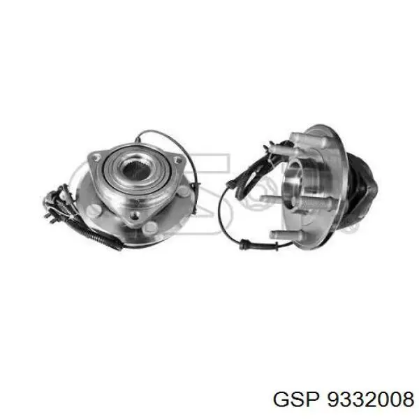 Ступицы передних колес GSP 9332008 цена, от 73.33 USD
