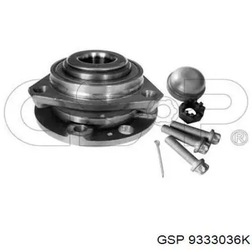 Cubo de rueda delantero 9333036K GSP
