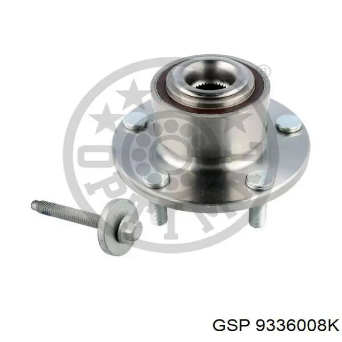 Cubo de rueda delantero 9336008K GSP