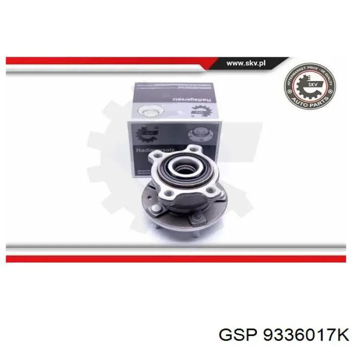 Подшипники задней ступицы GSP 9336017K цена, от 66.80 USD