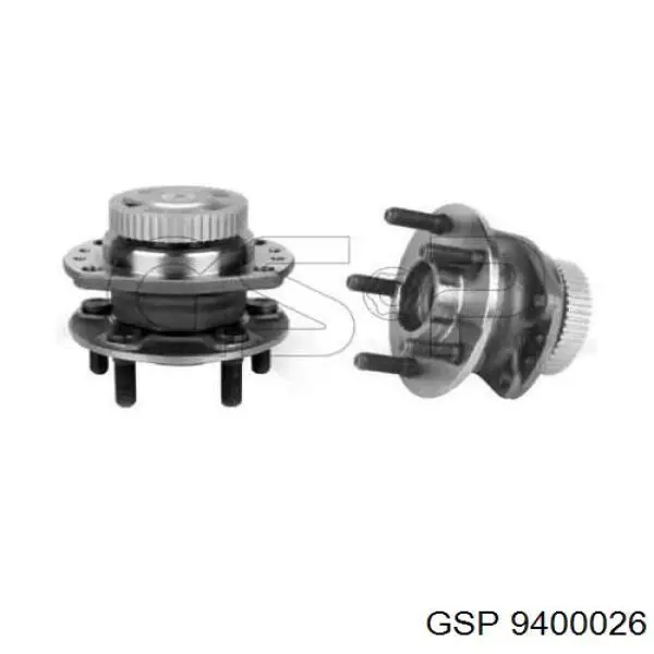 Ступицы задних колес GSP 9400026 цена, от 56.72 USD