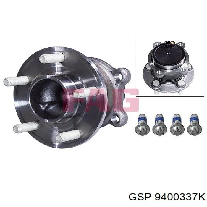 Ступицы задних колес GSP 9400337K цена, от 56.57 USD