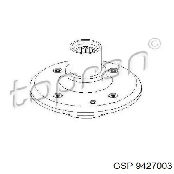 Ступицы задних колес GSP 9427003 цена, от 19.81 USD
